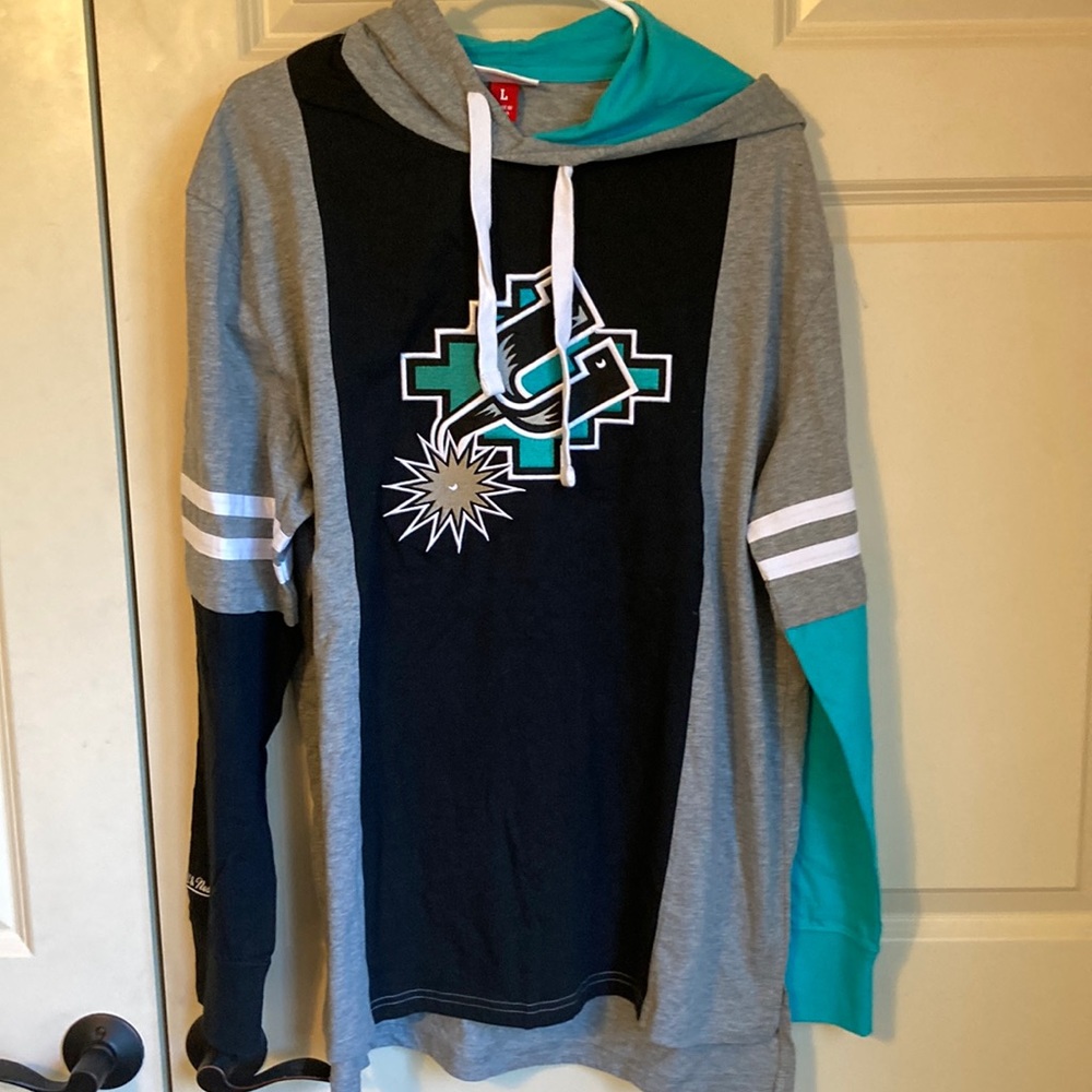 San Antonio Spurs Long sleeve hooded shirt